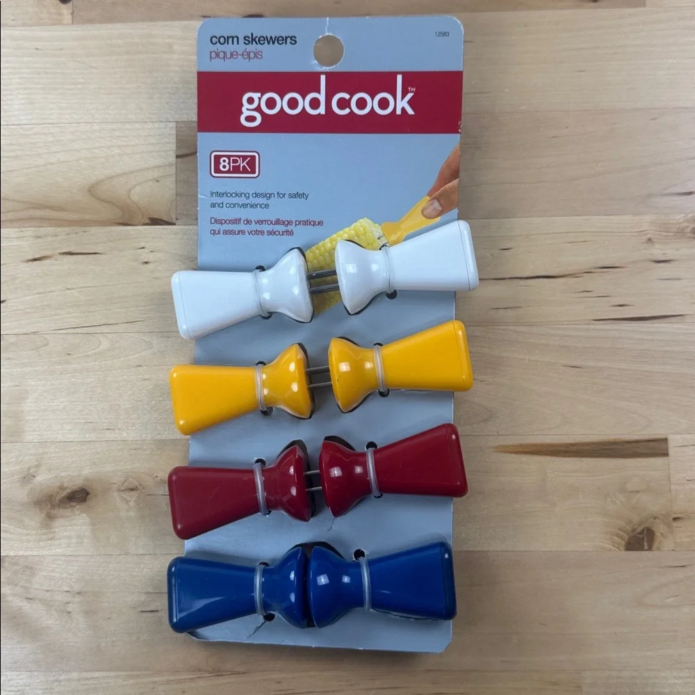 Stainless Steel Grill Wok, Corn on the Cob Accessories & Napkins Summertime BBQ
